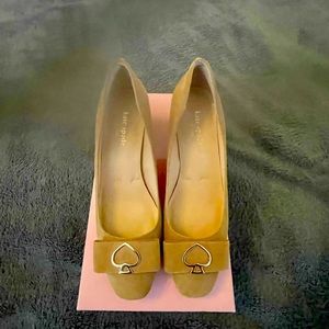 Kate Spade heel shoe suede